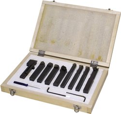 Narzędzia tokarskie Holzmann KOMPLET 9 szt. 9TLG16 Zestaw dłut Holzmann Maschinen  9TLG16  9 szt.