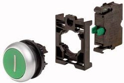 Przycisk Eaton M22-D-G-X1-K10-BVP pierścień przedni z tworzywa sztucznego    1 szt.