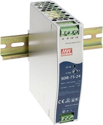 Zasilacz na szynę DIN Mean Well SDR-75-24, 24 V/DC, 3.2 A, 76 W