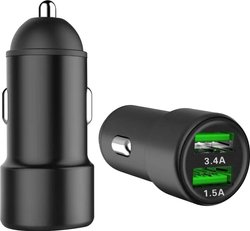 Adapter USB 12/24 V 3400 mA IWH 19013 Obciążalność prądu maks.: 3.4 A 12/24 V