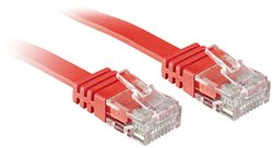 Kabel LAN LINDY 47512, 1 szt., RJ45, CAT 6, 2.00 m, czerwony