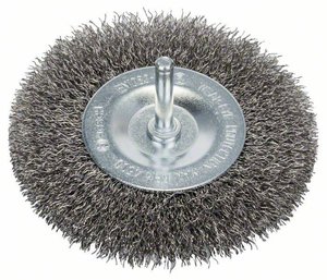 Szczotka tarczowa 100 mm, 0,3 mm, 10 mm, 4500 U/ min Bosch Accessories N/A N/A Ø trzonka 6 mm 2608622124 1 szt.