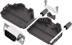 Zestaw listew męskich D-Sub MH Connectors MHDPPK9-DB9P-K, rzędy: 2, styki: 9, 180 °, 1 szt.