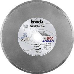 kwb 725870 Tarcza tnąca diamentowa Średnica 230 mm Średnica otworu 22.23 mm płytka ceramiczna, ceramika 1 szt.