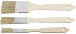 Pędzel płaski ze szczeciny, Conrad, zestaw rozm. 1/2'', 1'', 2''
