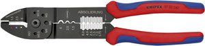 Szczypce do zaciskania lakierowane na czarno, wieloskładnikowe uchwyty 240 mm Zaciskarka Knipex 97 32 240, 1.5 do 6 mm²