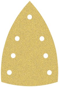 Papier ścierny EXPERT C470 z 7 otworami do szlifierek uniwersalnych, 100 x 150 mm, G 60, 10 sztuk. Siatka do szlifierki wielofunkcyjnej Bosch Accessories EXPERT C470 2608901115 150 mm 10 szt.
