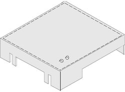 Osłona ochronna Celduc do SG4 / SG5 / SGT / SG9 / SMC Zaślepka celduc® relais TC-GSR-1-25DD 1 szt.