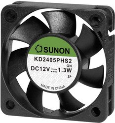 Wentylator osiowy Sunon MF50152V2-1000U-A99, 24 V/DC, 21.97 m³/h, (D x S x W) 50 x 50 x 15 mm