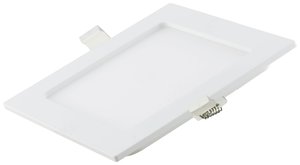 Oprawa wpuszczana LED LE MANS kwadratowa biała 24W 220x220x32 mm 3000/4000/6000K IP44 ściemnialna Oświetlenie wewnętrzne LED Heitronic Le Mans 501384  24 W