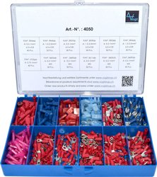 Zestaw złączy zaciskanych Vogt Verbindungstechnik 4050, 0.50 mm² - 2.50 mm², 525 szt.