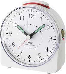 Budzik TFA Dostmann Funk-Wecker 60.1513.02, biały