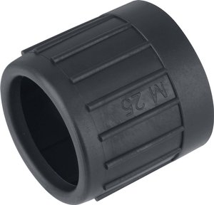 Końcówka z tworzywa sztucznego Fraenkische sw odporna na promieniowanie UV E-Ku-E 20 sw UV Akcesorium montażowe Fränkische Rohrwerke 25996020    czarny 1 szt.