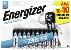 Bateria AAA/R03 Energizer Max Plus  1.5 V 20 szt.