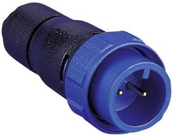 Złącze męskie okrągłe Bulgin PX0410/08P/6065, styki:8, 125 V, 5 A, 1 szt.