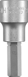 Nasadka trzpieniowa 12 mm kwb  372712 zewnętrzny sześciokąt 1 szt.