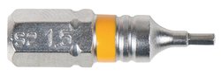 1/4&quot, TORSIONpower bit wewnętrzny sześciokątny, 25mm, 1.5mm Bit szcześciokątny KS Tools 9183401 918.3401   1 szt.
