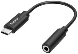 adapter Jack, USB-C Hama 00200318, [1x złącze męskie USB-C - 1x złącze żeńskie jack 3,5 mm]