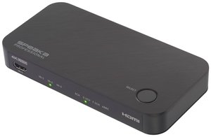Adapter audio Speaka Professional SP-HDA-510 HDMI eARC z 3-kierunkowym przełącznikiem HDMI Ekstraktor HDMI SpeaKa Professional SP-10102940