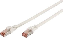 Kabel LAN Digitus DK-1644-100/WH, 1 szt., RJ45, CAT 6, S/FTP, 10.00 m, biały