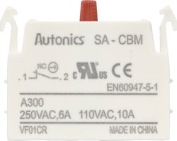 TRU COMPONENTS SA-CBM Element stykowy  1 NC   110 V, 250 V 1 szt.