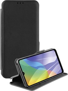 Vivanco CWVVHY6PBK Futerał booklet Huawei Y6p czarny Funkcja podstawki, Odporny na wstrząsy, Wodoodporny