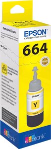 Epson Zestaw do napełnienia T6644, 664 tusz oryginalny  Żółty C13T66444010
