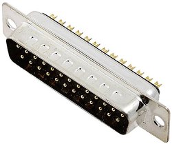 Listwa męska D-Sub encitech DB25-SP 2101-0180-03, rzędy: 2, styki: 25, 180 °, 1 szt.