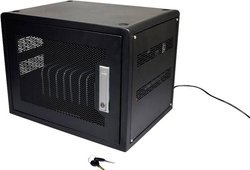 Szafka ładująca do 10 tabletów, z zamykaną pojedynczą przegródką System zarządzania ładowaniem PORT Designs Charging Cabinet