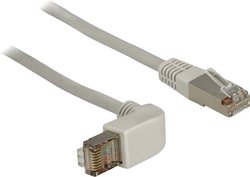 Kabel LAN Delock 83515, 1 szt., RJ45, CAT 5e, S/FTP, 1.00 m, szary