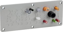 PŁYTKA Z PRZEPUSTAMI KABLOWYMI KEL-DPZ-KL Icotek, KEL-DPZ-KL 72, 43675.001, (D x S) 221 mm x 90 mm, 1 szt.