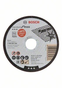 Tarcza tnąca prosta Bosch Accessories WA 60 T BF 2608603169 115 mm 1 szt.