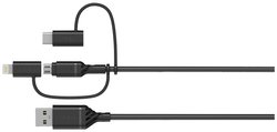 Kabel Otterbox 3 in1 Lightning USB-C®/Lightning/Micro-USB [1x USB-A - 1x Lightning, USB-C, Micro USB] 1.00 m USB-A, Lightning, USB-C®, Micro USB