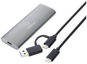 Obudowa dysku M.2 Renkforce RF-ENC-200 RF-5052920, USB-C® USB 3.2 (Gen 2), M.2