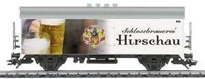 Wagon chłodnia Märklin W045020.007 Samochód chłodnia do piwa H0 Schlossbrauerei Hirschau
