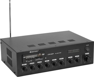 Omnitronic CPE-60P ELA Wzmacniacz ELA 60 W 4-kanałowy 1 strefa