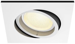 Reflektor sufitowy LED Philips Lighting Hue White & Col. Amb. Centura Einbauspot eckig weiß 350lm Hue 871951433892000 5.7 W