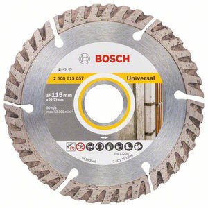 Bosch Accessories 2608615057 Standard for Universal Speed Tarcza tnąca diamentowa Średnica 115 mm Średnica otworu 22.23 mm beton, wyrób kamieniarski 1 szt.