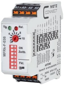 Przekaźnik czasowy Metz Connect MFRk-F-E08 11065870, 250 V/AC, 6 A, 1 szt.