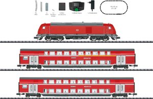 Pociąg osobowy MiniTrix T11148 Cyfrowy zestaw startowy „Regional Express” firmy DB AG