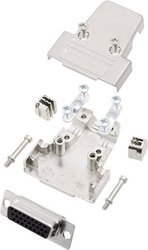 Zestaw listew żeńskich D-Sub encitech TRI-M-15-HDS26-K 6355-0058-12, rzędy: 3, styki: 26, 180 °, 1 zest.