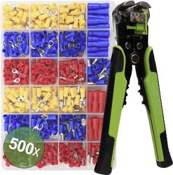 Wielofunkcyjny ściągacz izolacji Q-1301 z 500 złączami zaciskanymi Zestaw narzędzi do ściągania izolacji Quadrios 22T011 22T011