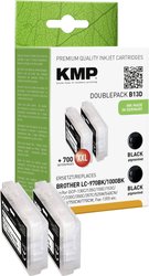 Tusz KMP B13D = 2X Brother LC-970BK, zamiennik, czarny