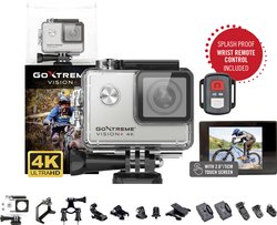 Kamera sportowa Easypix GoXtreme Vision 4K + 20160, 4K, Bryzgoszczelna, WiFi, Wodoszczelny, Ekran dotykowy, 3840 x 2160 Pixel, 2720 x 1530 Pixel, 1920 x 1080 Pixel, 1080 x 720 Pixel