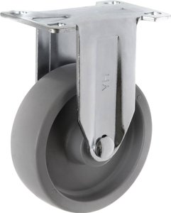 TOOLCRAFT  TO-5137941  Kółko stałe PP 100 mm z płytką montażową    Maksymalne obciążenie: 125 kg