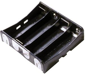 Komora baterii MPD BA4AAPC 4 x AA, połączenie lutowane, (D x S x W) 63 x 58 x 16 mm