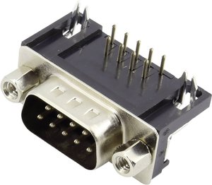 Listwa męska D-Sub TRU COMPONENTS TC-6648092, rzędy: 2, styki: 15, 90 °, 1 szt.