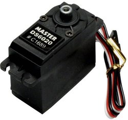Serwo standardowe Master DS6020 MG Materiał napędu: tytan Rodzaj złącza: Uni (Graupner / JR / Futaba)