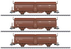 Wagon towarowy zamknięty Märklin 47302 Komplet 3 wagonów z szyberdachem H0. Tbis NPB