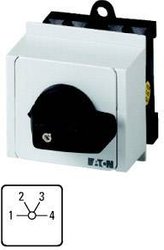 Przełącznik, styki: 2, 20 a, przednia płyta: RĘCZNY-0-AUTOMATYCZNY, 45°, zatrzask, instalacja Przełącznik krokowy Eaton T0-2-8231/IVS 019869, 690 V, 20